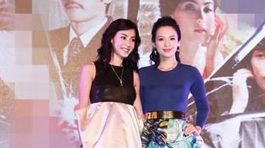 章子怡同框张柏芝：一个活力少女，一个老态大妈